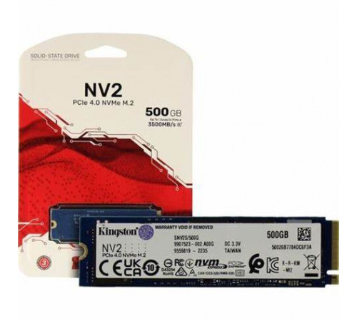 მყარი დისკი SSD PCIE G4 M.2 NVME 500GB SNV2S/500G KINGSTON